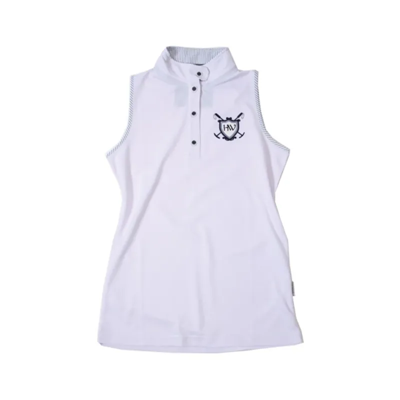Horseware Lola Sleeveless Polo Shirt - White